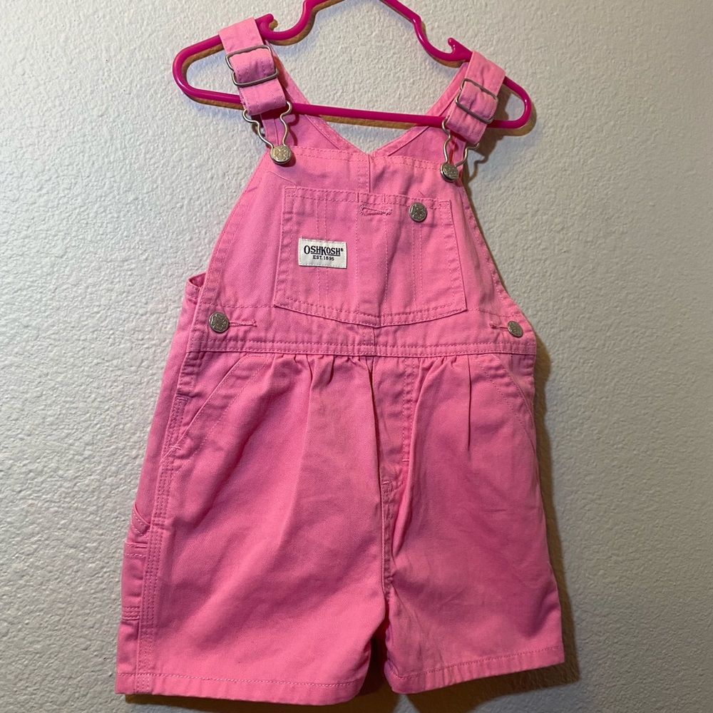 OshKosh pink overalls 18mo